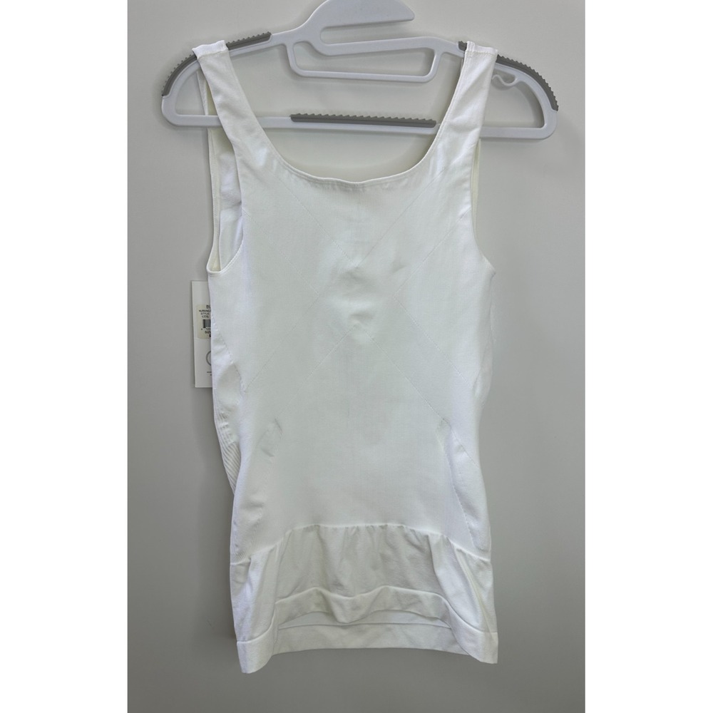 NWT BLANQI Pull Down Postpartum Nursing Support Tank Top Winter White Size Large - Picture 10 of 13